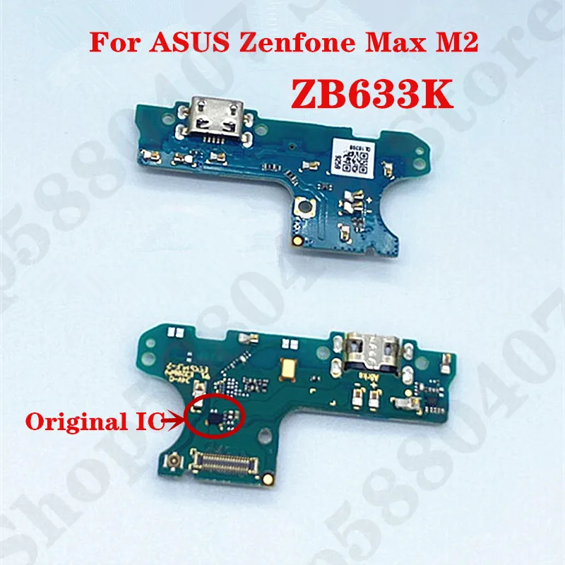 100% оригинальное зарядное устройство USB разъем плата для ASUS Zenfone Max M2 ZB633KL X01DA