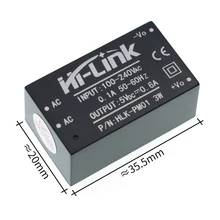 10 шт./лот HLK-PM01 HLK-PM03 HLK-PM12 AC-DC 220V 5V мини модуля питания, интеллигентая(ый) бытовой выключатель питания модуль