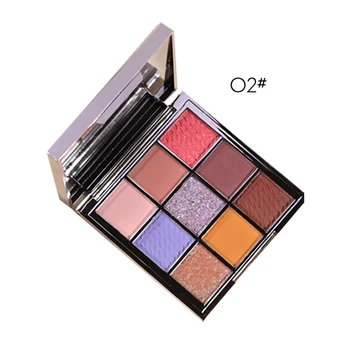 

9colors Long-lasting Waterproof Shimmer Matte Eyeshadow Makeup Palette Beauty Maquiagem Eye Shadow Palette Wholesale