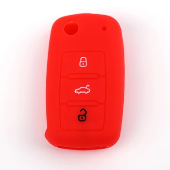 

Folding Comfortable Auto Key Cover Holder Protector Accessories Silicone Car Key Fob Cover Case for Interior Accessories