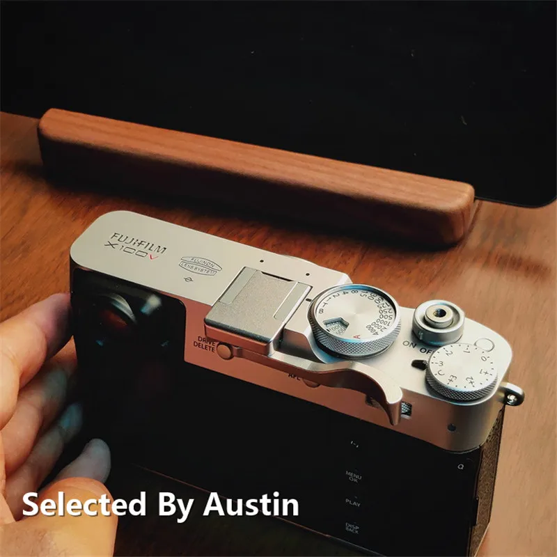 Thumb Rest Thumb Grip Hot Shoe Cover For Fuji X100v Fold Unfold