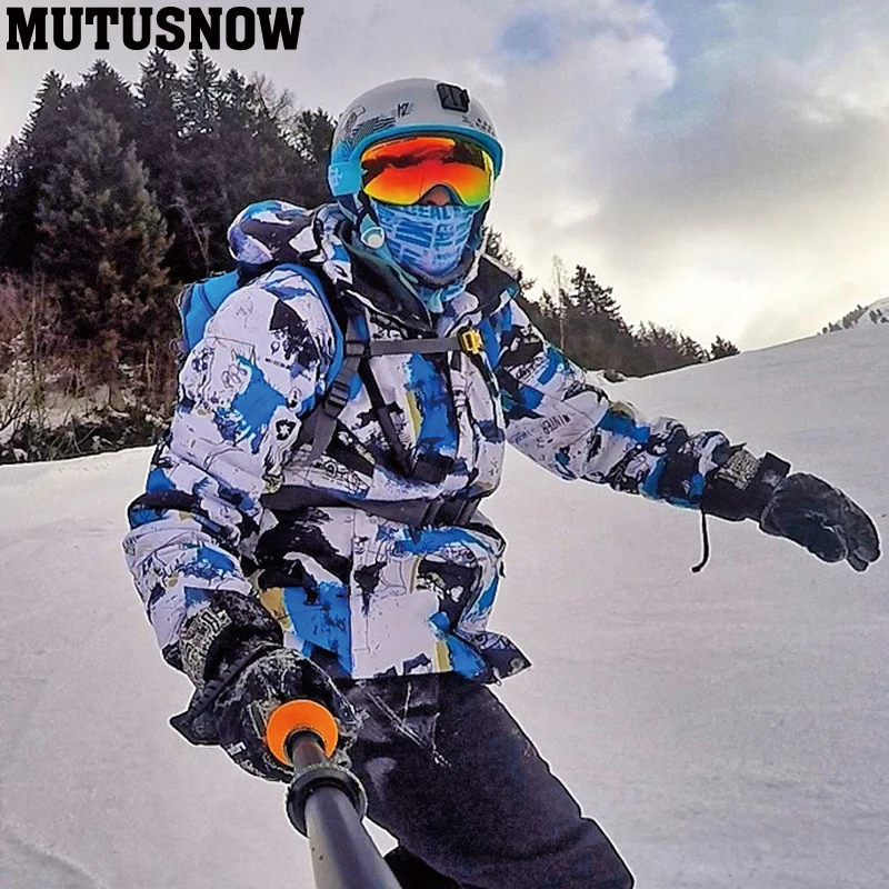 Winter Mens Ski Pants Snowboard Pants Waterproof Trousers Snow Pants Warm  Sports