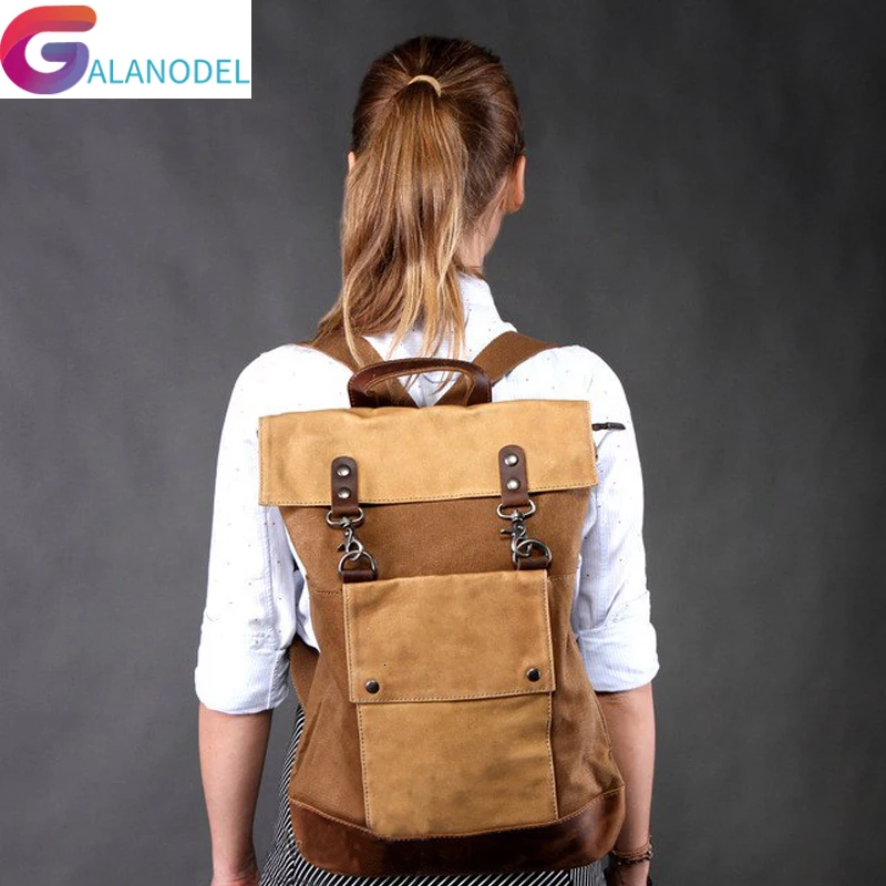 

for Luxury Vintage Waterproof Laptop Backpacks Men Luxury Retro School Bags Teenagers Large Capacity Daypacks Russian