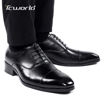 

Business Dress Leather Shoes Men Oxford Shoes Italian Design Chaussures Homme Classic High Quality Banquet Wedding Shoes