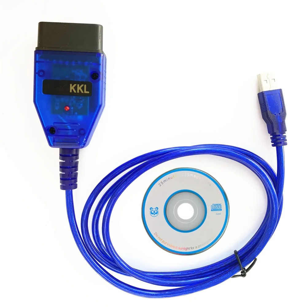 Интерфейс сканера VAG-COM 409 1 Vag Com 409Com vag kkl OBD2 диагностический кабель USB для VW Audi Seat