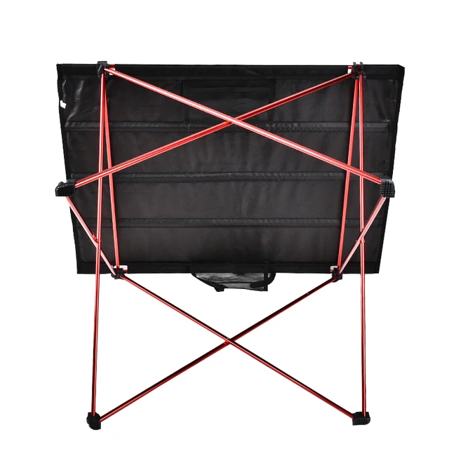 Outdoor Furniture Table Red Folding Camping Table Light Color Weight Ultralight Desk Fishing Tables Modern Foldable Furniture 3