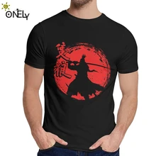 O-образным вырезом One-armed Wolf Red Sun Sekiro Shadows Die Twice футболка Новое поступление мужские удобные La Camiseta дизайн для унисекс