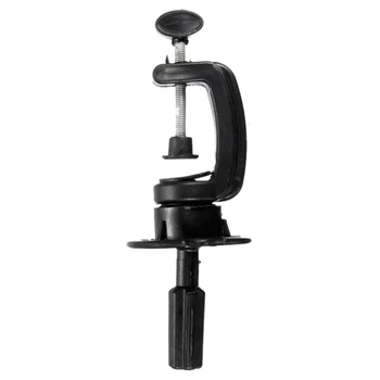 

Salon Hairdressing Colorful Long Human Hair Mannequin Doll Training Head Black Hair Head Clamp