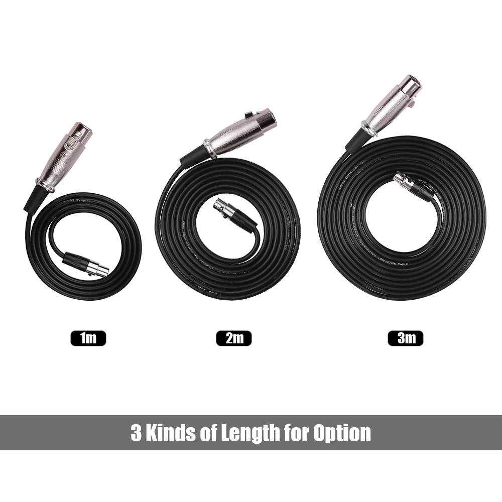 Микрофонный кабель 3 Pin Mini XLR разъемом разъем равновесные наушники провода для
