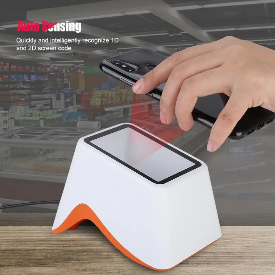 USB сканирующая платформа 2D qr-код сканер штрих-кода поддержка для Wechar/Alipay мобильный платежный рынок