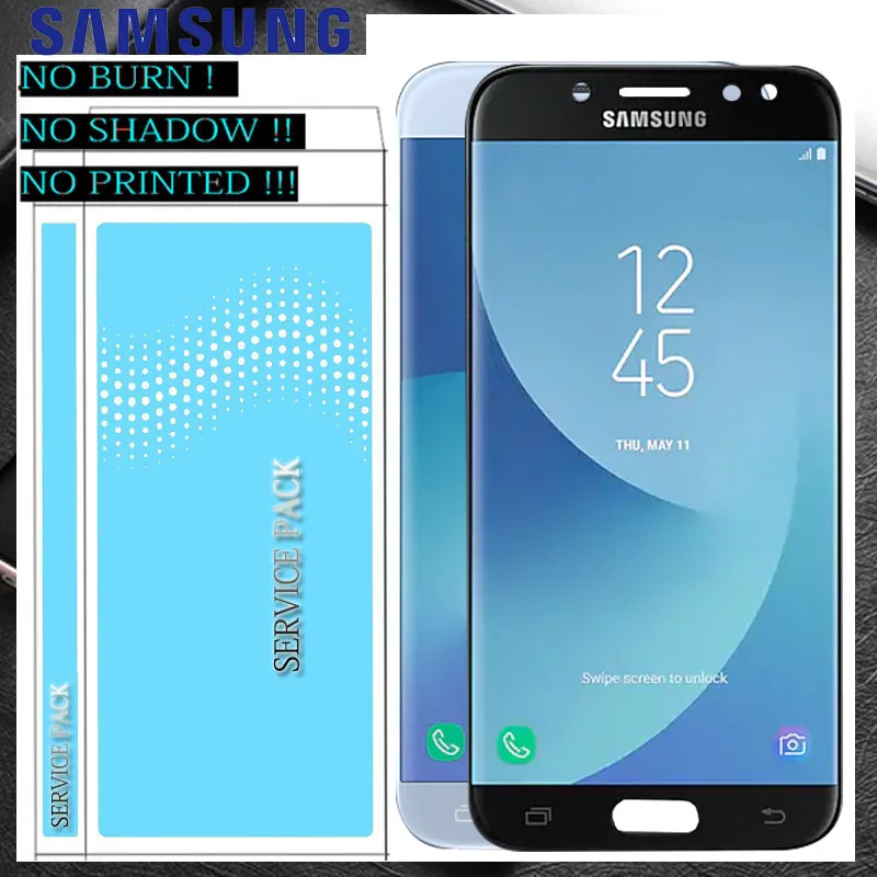 AMOLED дисплей Замена для Samsung Galaxy J5 j530 J5 Pro J530F ЖК-дисплей кодирующий преобразователь сенсорного экрана в сборе