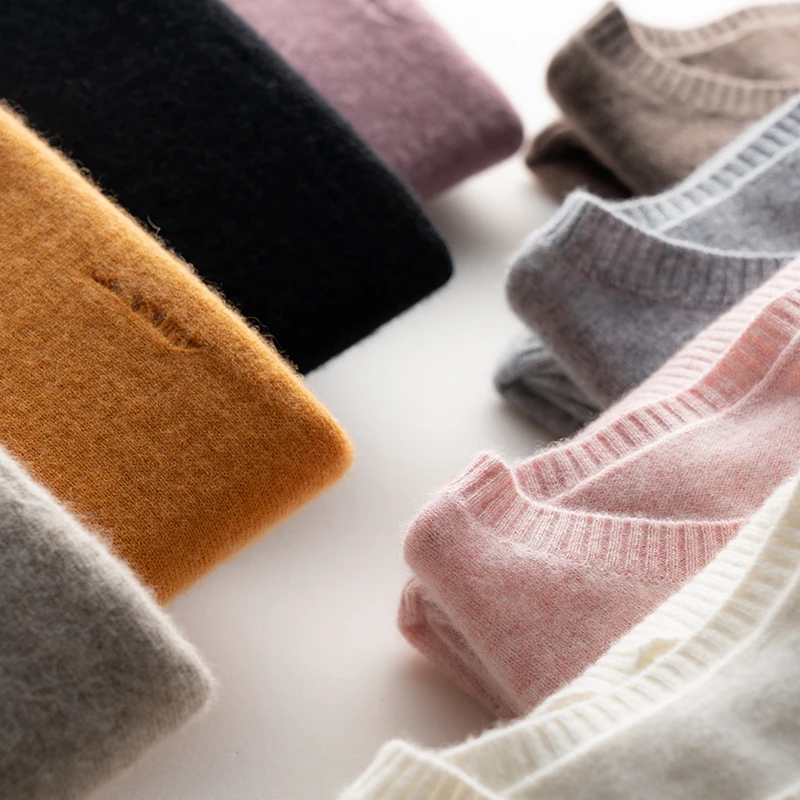 New arrival Women Sweater O-Neck 100% Pure