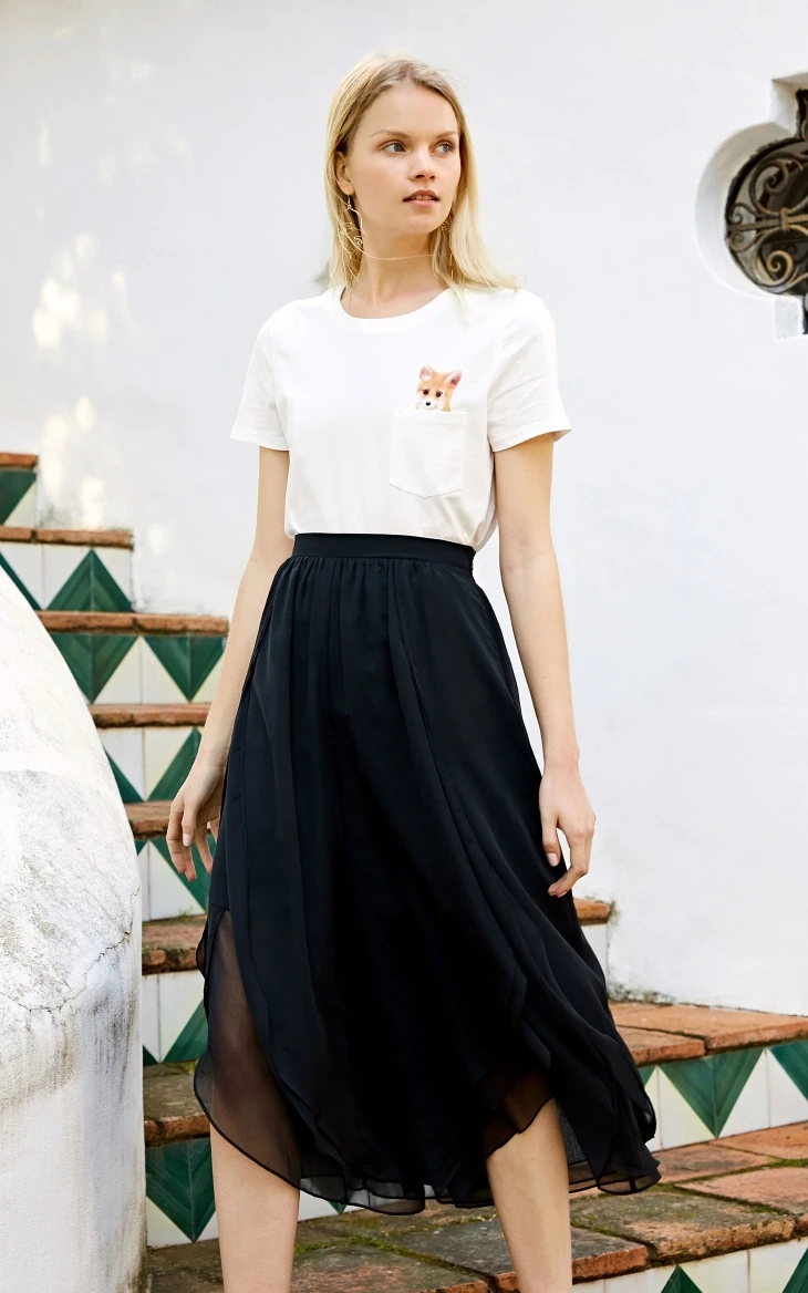 Vero Moda Новые поступления Ins стиль драпированные брюки капри | 31926J533
