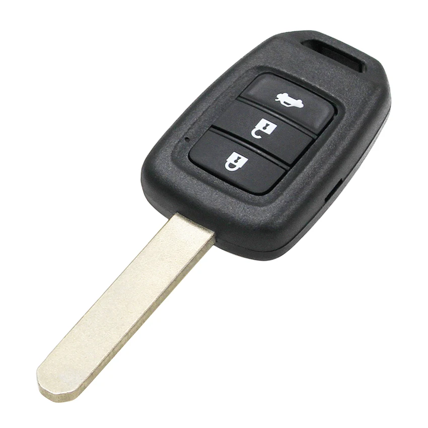 Дистанционный ключ-брелок от машины 3 кнопки 433 МГц ID47 чип для Honda New Fit XRV wisdom с Uncut HON66 Blade