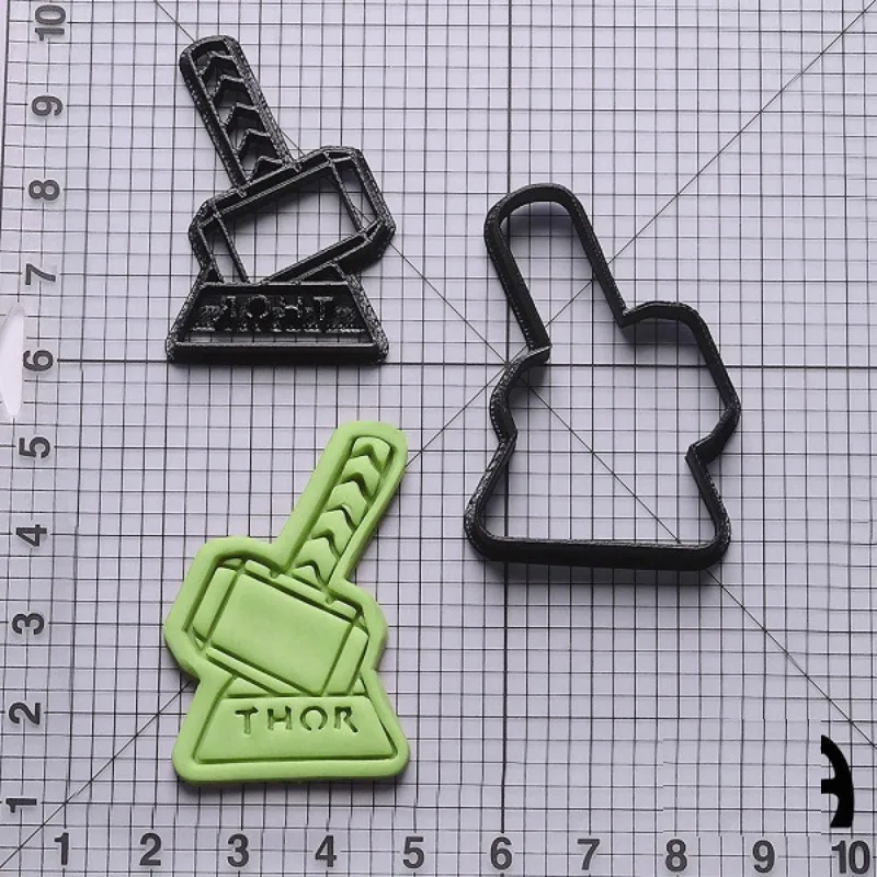 Шлем супер героя mjolnir резак для мастики торт мальчика на день рождения кекс