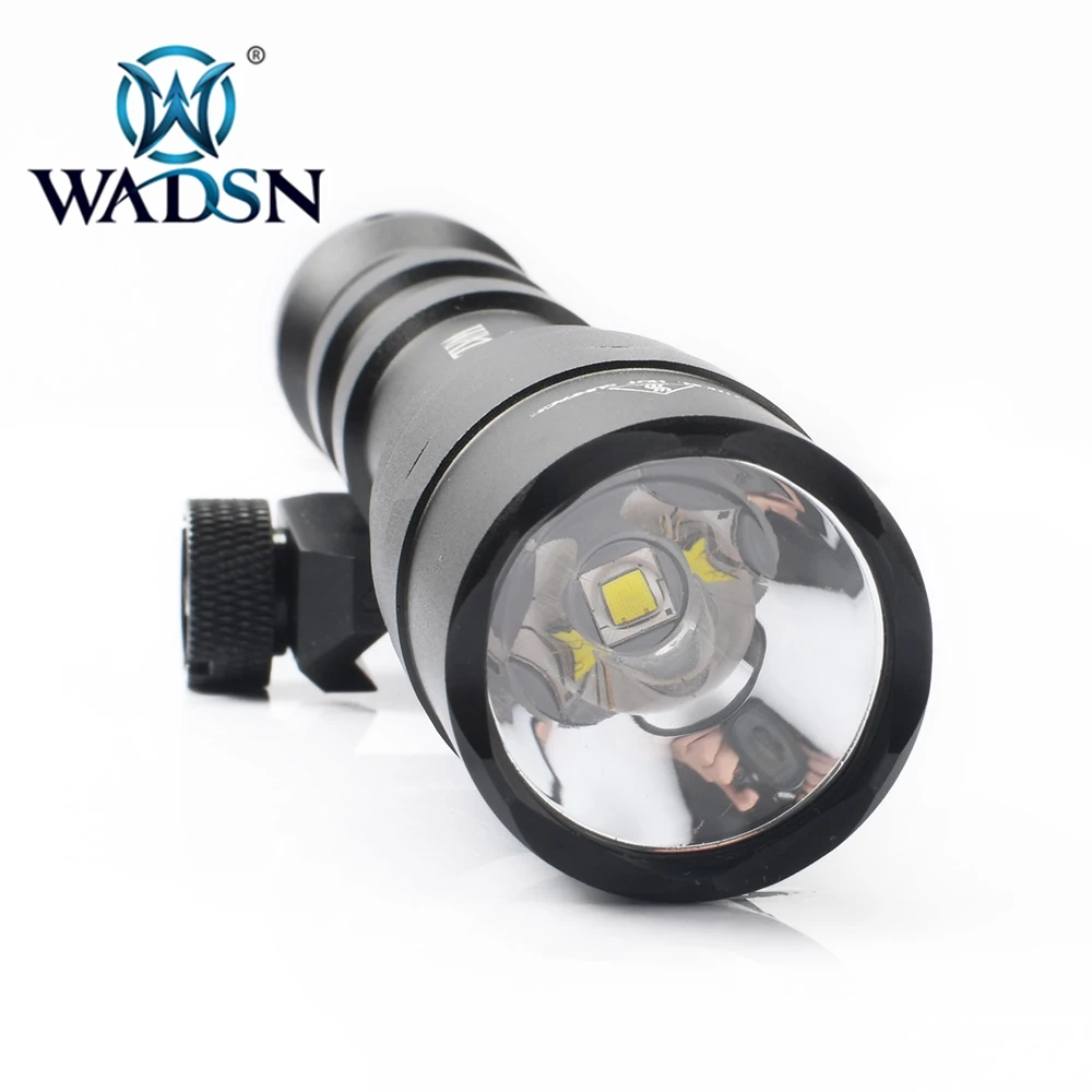 Wadsn Airsoft Surefir Duplo Combustível Scout Luz Led 1400lumes Tático Caça Arma Lanterna Tocha Caber 20mm 1913 Trilhos M600df 15 Wadsn airsoft surefir m600df duplo combustível scout