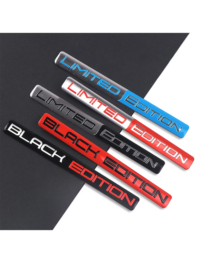 1pcs  Aluminum LIMITED Edition Emblem Badge Body Side Fender Sticker For  BMW Audi Honda Peugeot Benzs Dodge Citroen Renault
