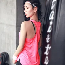 [Спортивная одежда, настраиваемая] сетчатый спортивный тонкий облегающий жилет, чехол для бега, йоги, быстросохнущие топы для фитнеса 16053