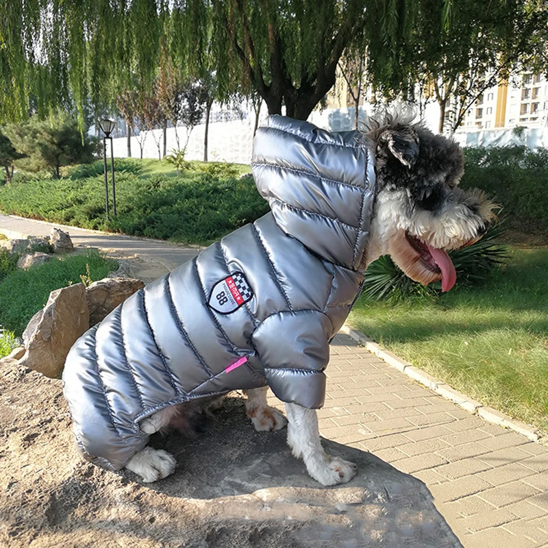 XS-XXL одежда с принтом в виде собак теплая Pet куртки для собак ...