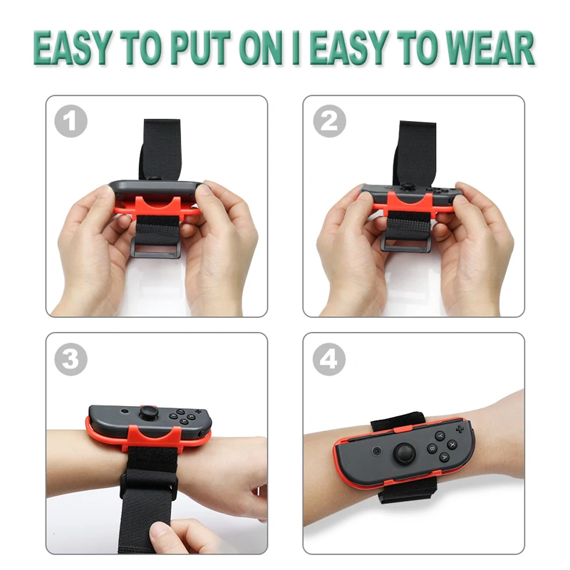 1 пара регулируемый эластичный браслет на запястье для Nintendo и Switch|Запасные части|