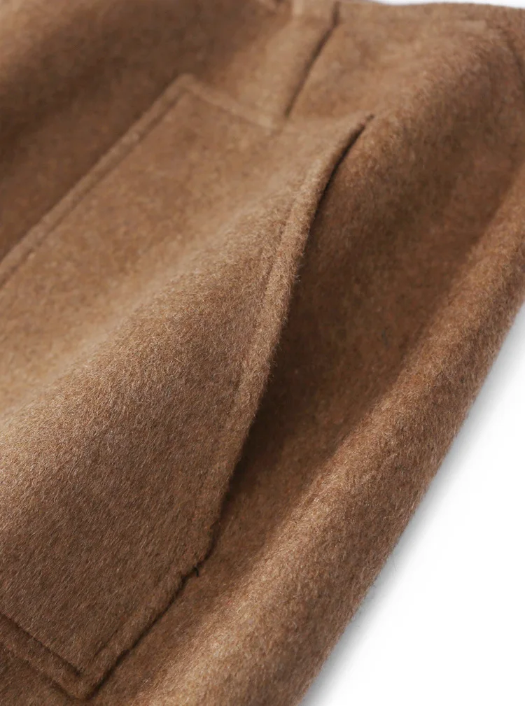 Mozuleva 2020 Autumn and Winter Double-Sided Two-Tone Double-Faced Woolen Goods Skirt Womens 2020 Spring Woolen Overskirt