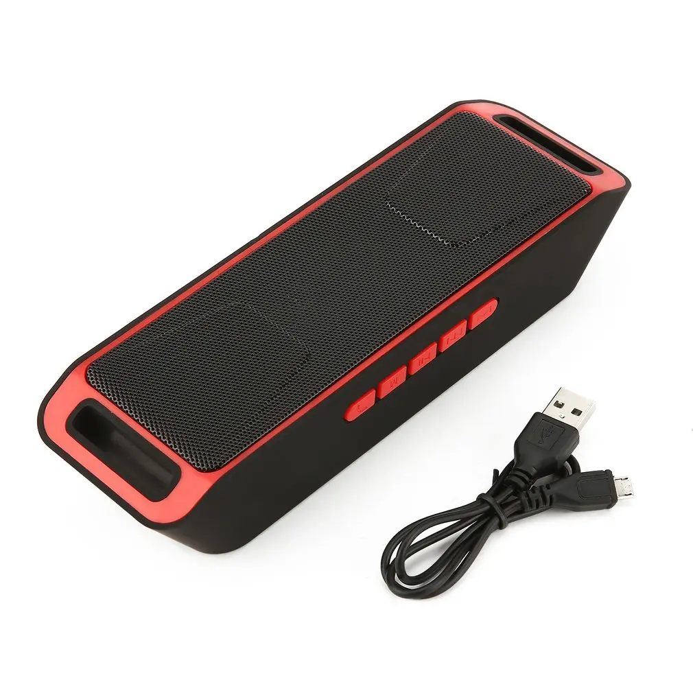 

S208 Bluetooth Speaker Wireless Recharegable Stereo Loudspeakers USB Charging Mini FM Radio Multifunctional Sound Boombox