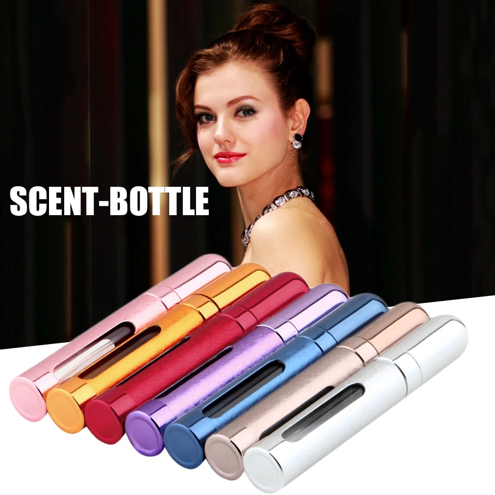 1pcs Fashion Deluxe Travel Refillable Mini Atomiser Spray Perfume 12ml Bottle Drop Shipping Wholesale