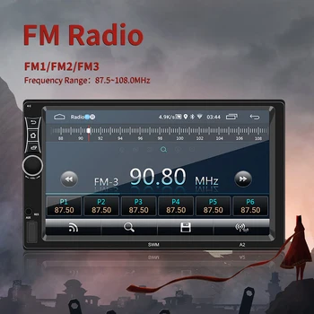 

Bluetooth Car mp5 player Video Audio In-dash Replacement 7" Auto 2 dIN FM