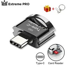 USB 3.0 High Speed OTG Type-C Card Reader USB-C TF Micro SD Adapter TF Micro-SD Otg 8-256GB micro sd card reader mini