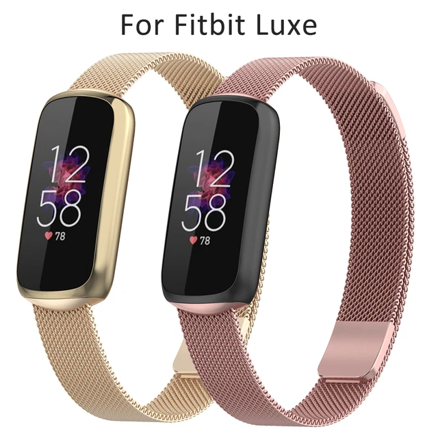 Metal Band For Fitbit Luxe Wrist Strap For Fitbit Luxe Stainless Steel  Watch Bracelet Diamond Loop Adjustable Replacement Belt - AliExpress