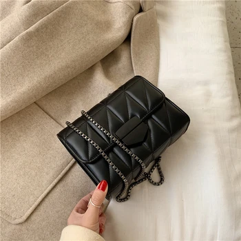 

Leather Small Crossbody Bags for Women 2020 Winter Shoulder Bag Female Luxury Trend Branded Handbags and Purses Sac A Main