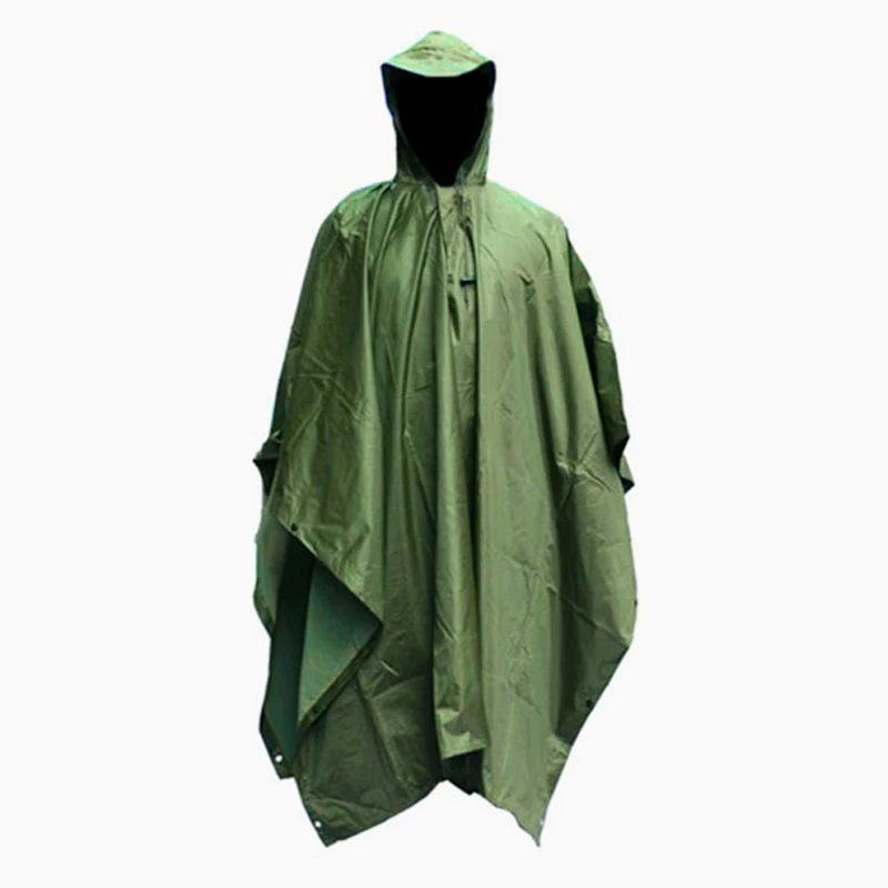 Style 6 Multifunction Military Waterproof Camo Raincoat Rain Coat Men Women Raining Poncho for Camping Fishing Motorcycle F-Best - Цвет: Style 6