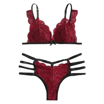 

Sexy Ladies Lace Bandage Bra Unfilled Bra Floral Ladies Sexy Lingerie Summer Party Crop Top Underwear #YL5