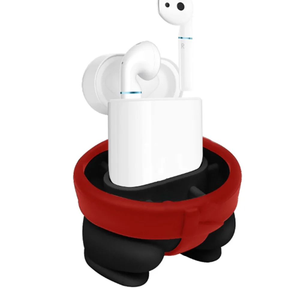 JINSERTA силиконовая Зарядная база для Honor FlyPods/FlyPods Pro симпатичная форма Зарядная база держатель для huawei FreeBuds/FreeBuds 2 Pro