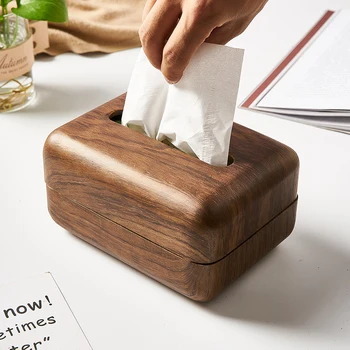 

Napkin Holder Box Desktop Seal Baby Wipes Paper Storage Box Dispenser Holder Household Resin Dust-proof with Lid Tissue Box
