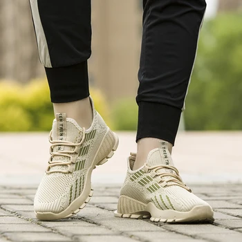 

Men's Vulcanized Shoes Fashion Running Mesh Men Shoes Patchwork Trainers Male Footwear Casual Shoes Sneakers Men Sports Shoes