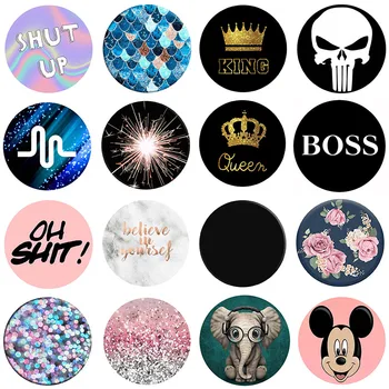 

popping телефона Round Phone Stand Rotatable Hot Phone Holder Pocket Socket Tablets Desk Stand Holder попсокет for iPhone