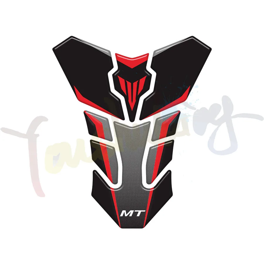 Подходит для Yamaha MT10 MT-10 MT09 MT07 FZ09 MT25 газовая крышка поднятый топливный бак Pad светоотражающие наклейки эмблема защита мотоцикла
