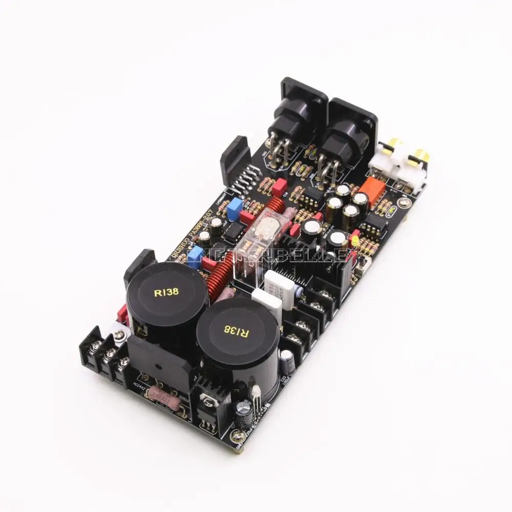 Сборка LM3886 Двухканальное питание усилитель плата односторонний ...