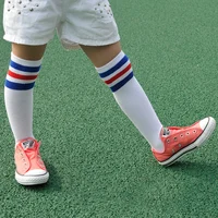 Kids Socks Cotton Boy Socks for Children Girls Knee High Socks Football Three Striped Old School Baby Long Tube Leg Warmer Boot 5