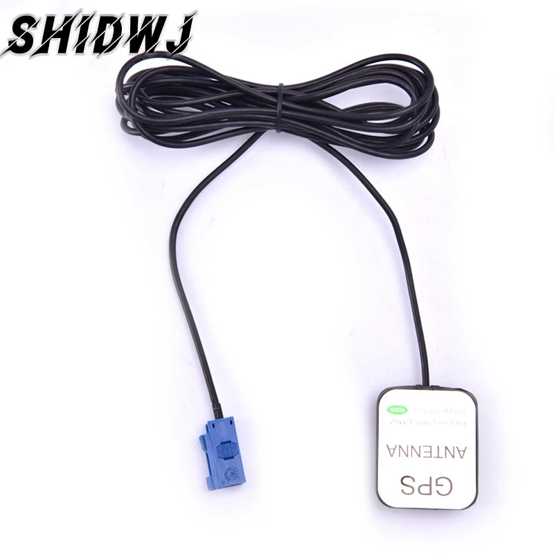 1pc 2021 NEW GPS Antenna FAKRA RNS-E Male Plug Active Aerial Cable For Navigation Head Unit Car Accrssories