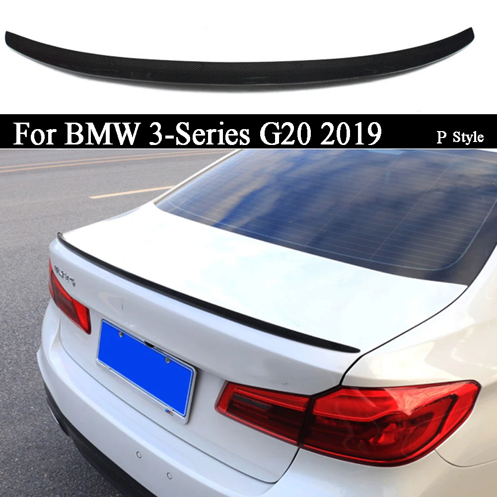 Углеродное волокно заднее крыло багажника задний спойлер крыла для BMW 3 Series G20 2019 P