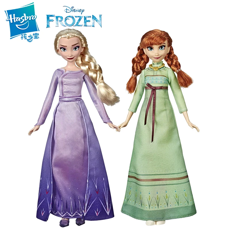 Hasbro disney Girls Frozen 2 Princess Dolls модная коллекция нарядная Эльза Анна девочки игрушка подарок