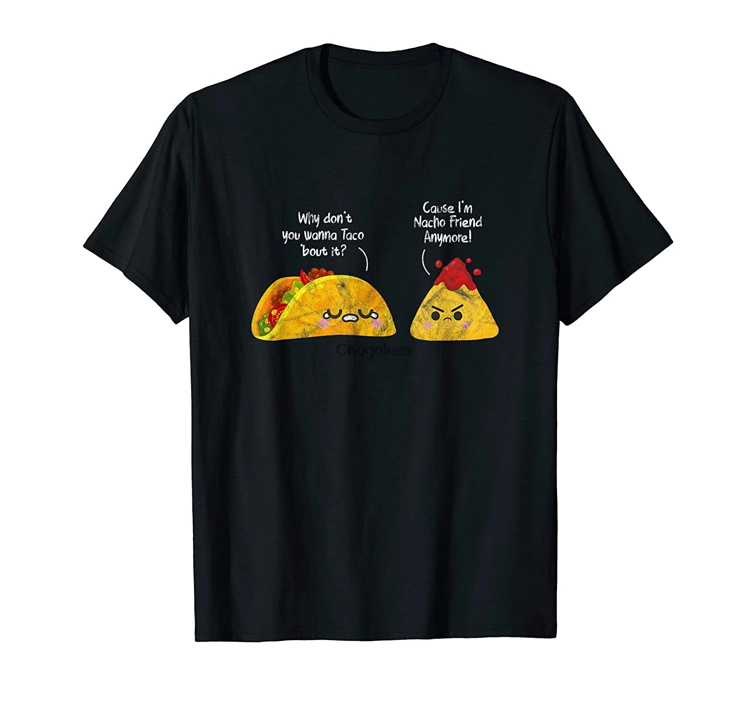 Футболка с надписью Nachos Tacos |