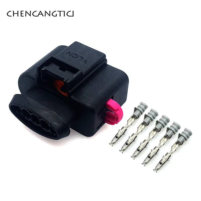 Follow me 1 компл. 5 pin/way автомобильный VAG расходомер воздуха провода разъем для Volkswagen Passat Golf Jetta Touareg Audi A3 A4 A6 A8 Q7 TT - Цвет: Follow me