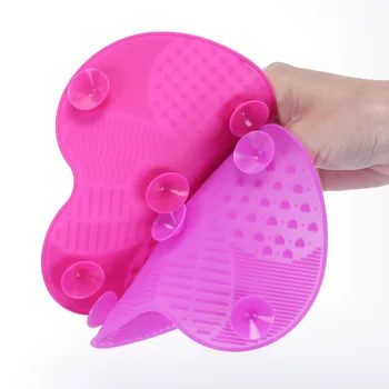 

Newest 1pc Silicone Brush Cleaner Cosmetic Make Up Washing Brush Gel Cleaning Mat Foundation Makeup Brush Cleaner Pad Board