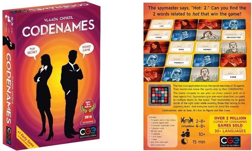 Codenames настольная игра 4-8 игроков карточная игра Семейные друзья вечерние карточная игра конфиденциальное действие Social игра слова настольная Ga