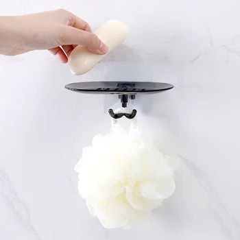

Soap Holder Non Slip Soap Box Toilet Shower Tray Draining Rack Bathroom Gadgets Soap Dish Soap Tray Holder