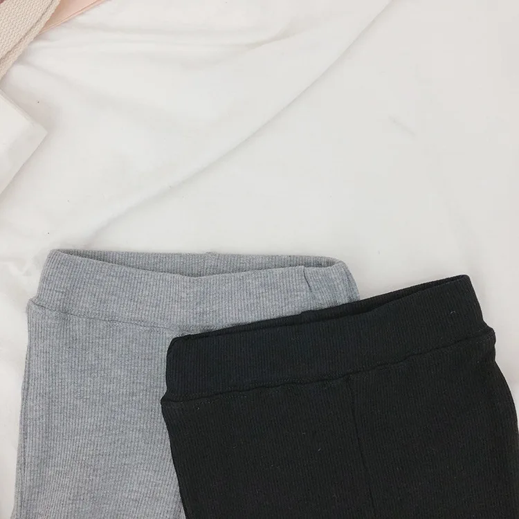 Штаны для девочек; детские брюки; сезон весна-осень; брюки с поясом; свободные брюки; G573