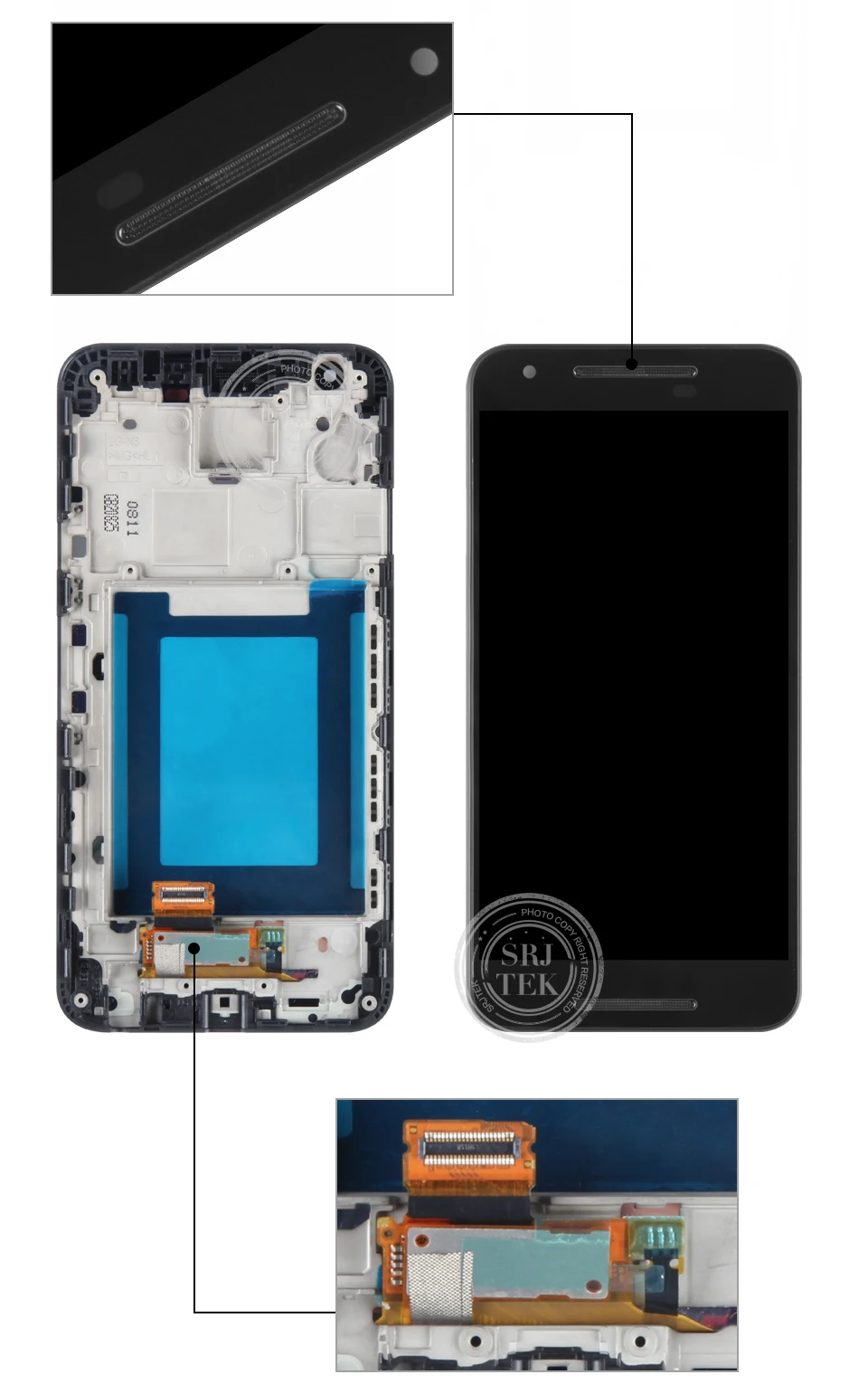 Без битых пикселей 5,2 "Замена H790 H791 ЖК Nexus 5X дисплей для LG Nexus 5X сенсорный экран планшета